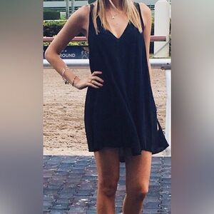Black flowy dress with pockets